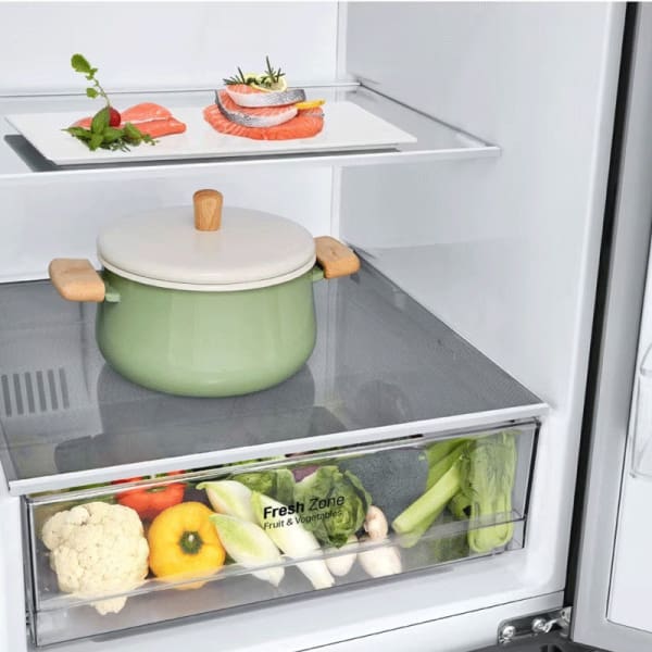 Réfrigérateur Combiné Inverter LG 341 Litres NoFrost Silver (GW-B459NLLM) Réfrigérateur Combiné Inverter LG 341 Litres NoFrost Silver (GW-B459NLLM)